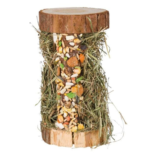 Trixie Wooden Tower with Mountain Meadow Hay | Luxury Home Accessories | Heulog Glow