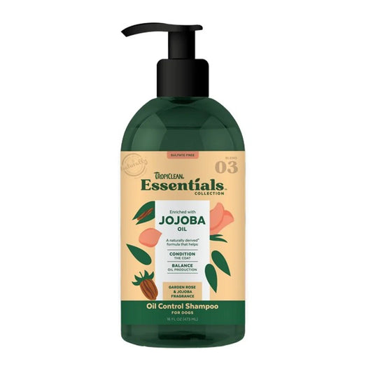 TropiClean Essentials Jojoba Oil Shampoo for Dogs 473ml | Luxury Home Accessories | Heulog Glow
