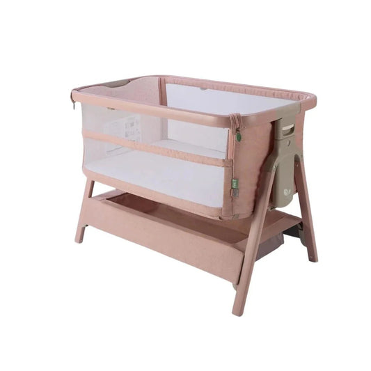 Tutti Bambini CoZee Zen Bedside Crib - Blush | Luxury Home Accessories | Heulog Glow