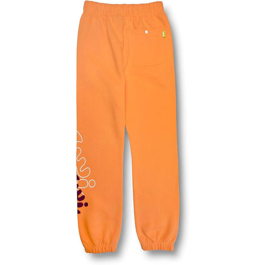 Twitch Fleece Jogger Sweatpants Orange - XS Unisex With Pockets