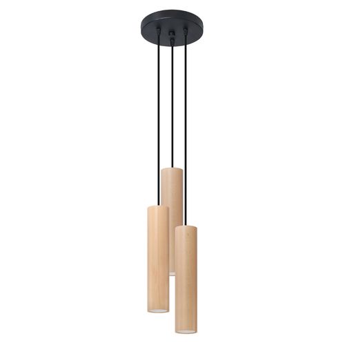 Pendant lamp wood Lino Scandinavian Design GU10
