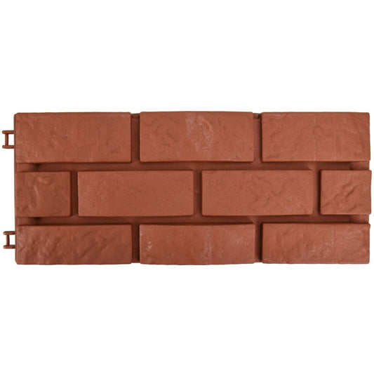 ASAB 4PK Hammer in Lawn Edging Edge Garden Fence Brick Effect 1/0331
