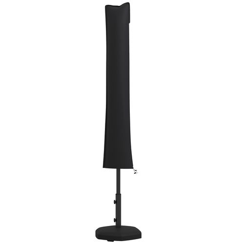 Outsunny Parasol Cover, Patio Cantilever Cover, Banana Umbrella Cover, Black