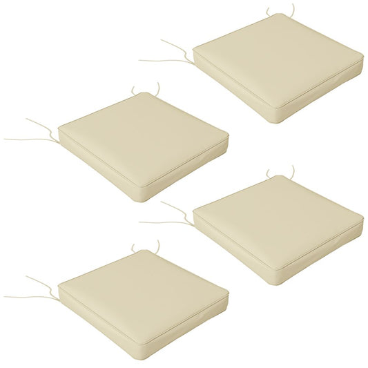 Premium Outdoor Seat Cushions (Set of 4) - Beige