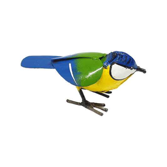 Small Recycled Metal Bird Sculpture, Swallow
