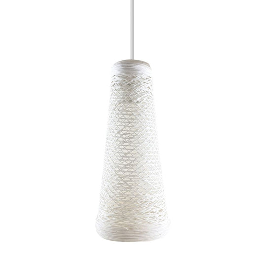 Retro Vintage Barrel Cage Design Lampshade Easy Fit E27 Base Rattan Style Lamp Light Shades