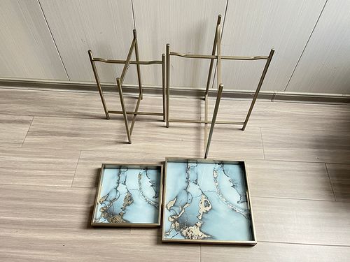 53/45CM SET 2 SQUARE TABLE