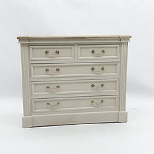 97CM WOODEN 5 DRAWER CHEST