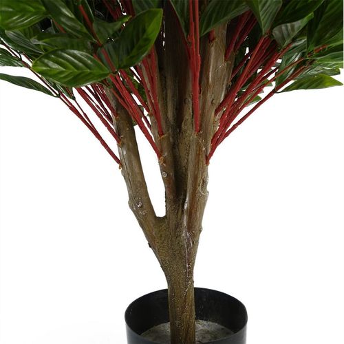 90cm UV Resistant Gloxinia Single Ball Topiary with 1608 Leaves and Natural Trunk