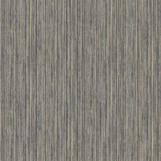 Premium Japandi Grasscloth Navy Gold Wallpaper - High Quality & Elegant Design