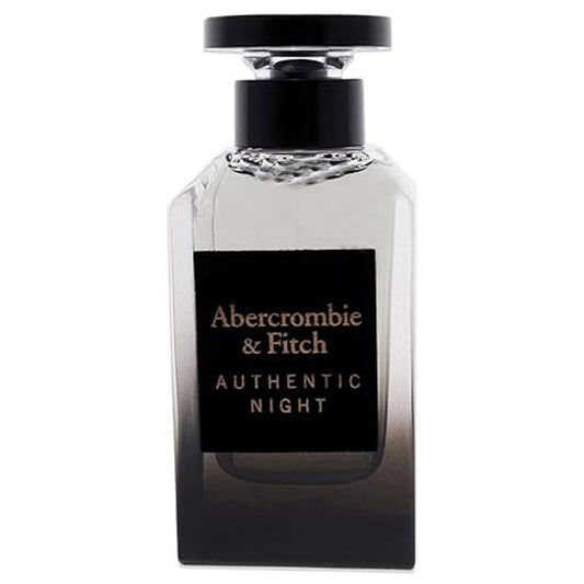 Abercrombie & Fitch Authentic Night Man Eau De Toilette Spray 100ml