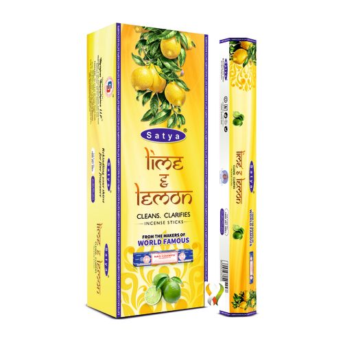 Satya Lime & Lemon Hexa - 120 Sticks