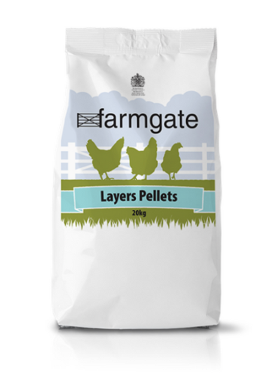 Farmgate Layers Pellets | Poultry/Chicken Food | 20kg Bag