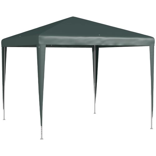 Outsunny Garden Gazebo Marquee Party Tent Wedding Canopy Patio Green 2.7 x 2.7m