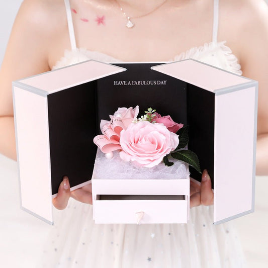 Valentine's Day Creative Roses Jewelry Gift Box | Luxury Home Accessories | Heulog Glow
