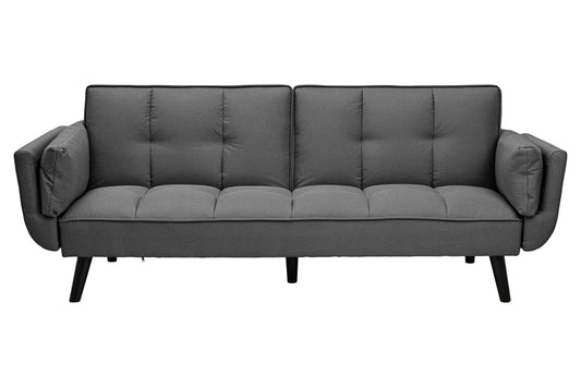 Valerie 3 Seat Dark Grey Sofa Bed | Luxury Home Accessories | Heulog Glow