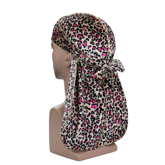 Velvet Leopard Long Tail Pirate Hat | Luxury Home Accessories | Heulog Glow