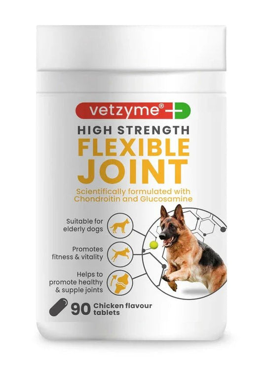 Vetzyme Dog High Strength Flexible Joint 90 Tablets | Luxury Home Accessories | Heulog Glow