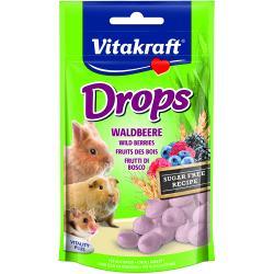 Vitakraft Small Animal Drops - Wildberry, 75g 25787 | Luxury Home Accessories | Heulog Glow