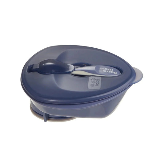 Vital Baby Nourish Power Suction Bowl- Natural Grape | Luxury Home Accessories | Heulog Glow
