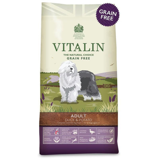 Vitalin Adult Grain Free Duck 8kg | Luxury Home Accessories | Heulog Glow
