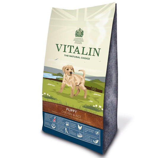 Vitalin Puppy Wheatt Gluten Free Chicken 8kg | Luxury Home Accessories | Heulog Glow
