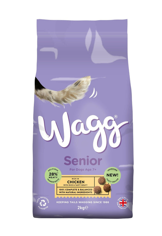 Wagg Senior Chicken 2kg | Luxury Home Accessories | Heulog Glow