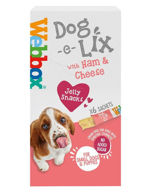 Webbox Dog-e-Lix Jelly Ham&Cheese 90g | Luxury Home Accessories | Heulog Glow