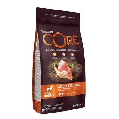 Wellness CORE Dog Dry Adult Original - Turkey with Chicken Recipe 1.8kg | Luxury Home Accessories | Heulog Glow