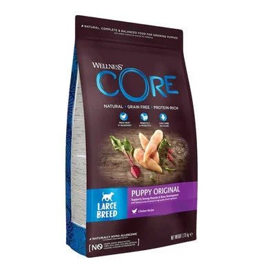 Wellness CORE Dog Dry Large Breed Puppy Original - Chicken Recipe 2.75kg | Luxury Home Accessories | Heulog Glow