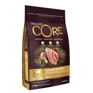Wellness CORE Dog Dry Senior Original - Turkey with Chicken Recipe 10kg | Luxury Home Accessories | Heulog Glow