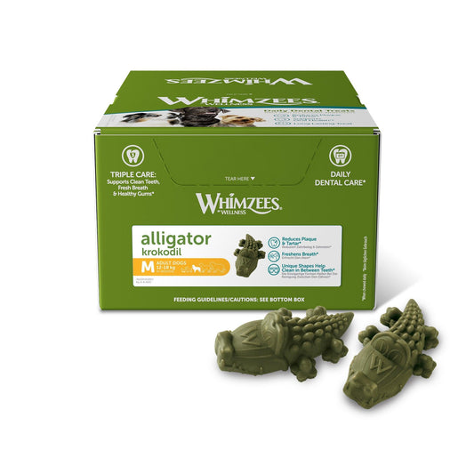 Whimzees Alligator Medium x65 | Luxury Home Accessories | Heulog Glow
