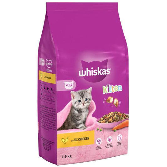 Whiskas Dry 2-12 Mth Kitten Chick | Luxury Home Accessories | Heulog Glow
