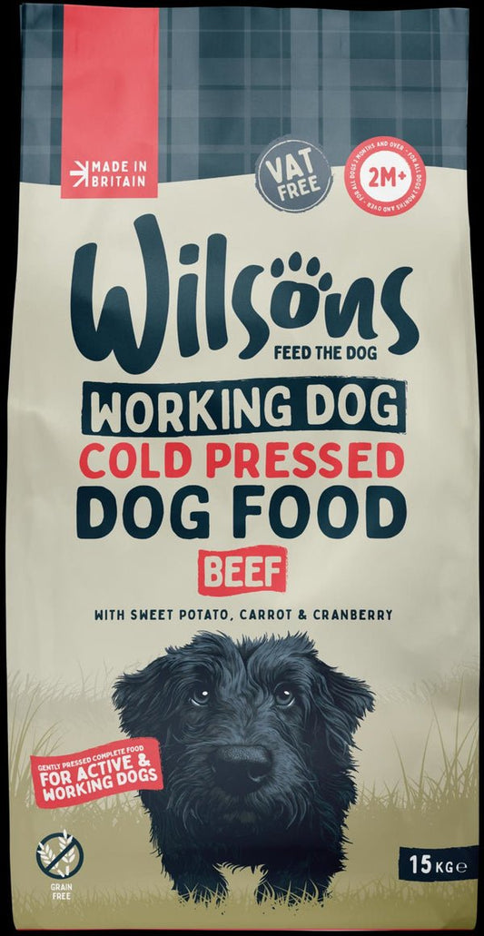 Wilsons Working Dog Beef Dry 15kg | Luxury Home Accessories | Heulog Glow