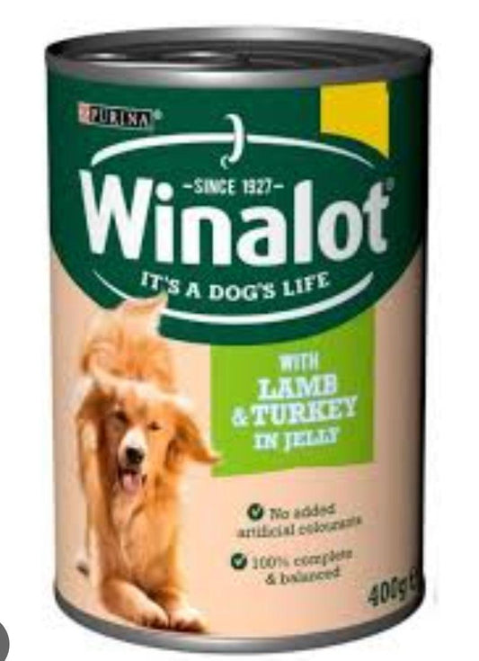 Winalot Lamb & Turkey In Jelly 12 Pack, 400g | Luxury Home Accessories | Heulog Glow