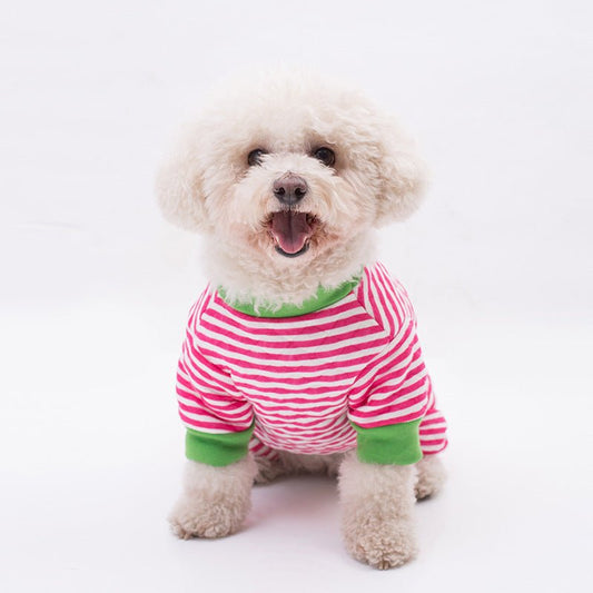 Winter Pet Dog Striped Four-legged Coat | Luxury Home Accessories | Heulog Glow