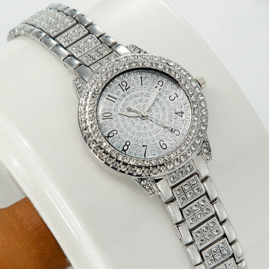 Women's Starry Rhinestone Watch Digital Roman Diamond | Luxury Home Accessories | Heulog Glow