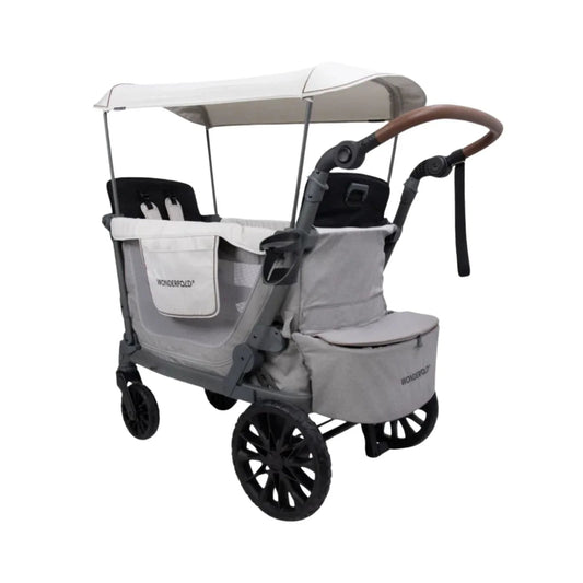 Wonderfold L2 Quad Stroller Wagon - Grey | Luxury Home Accessories | Heulog Glow