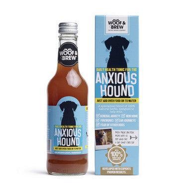 Woof & Brew Anxious Hound Herbal Tonic 330ml | Luxury Home Accessories | Heulog Glow