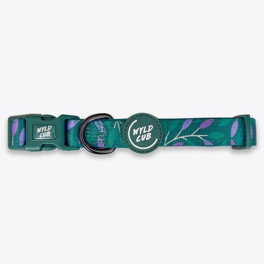 Wyld Cub - Adjustable Dog Collar: Hampstead Evergreen | Luxury Home Accessories | Heulog Glow