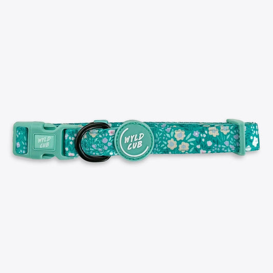 Wyld Cub - Adjustable Dog Collar: Notting Hill Mint | Luxury Home Accessories | Heulog Glow