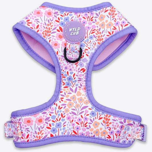 Wyld Cub - Adjustable Dog Harness: Notting Hill Lilac | Luxury Home Accessories | Heulog Glow