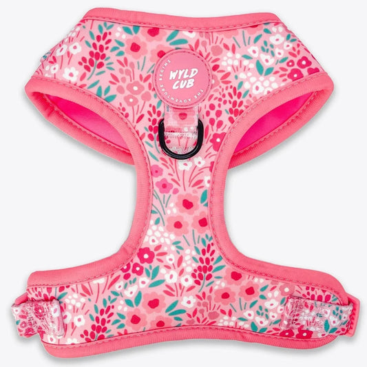 Wyld Cub - Adjustable Dog Harness: Notting Hill Rosé | Luxury Home Accessories | Heulog Glow