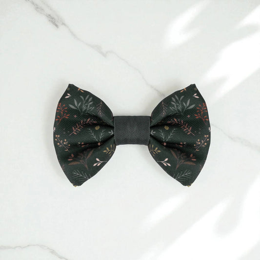Wyld Cub - Dog Bow Tie: Chiswick Ravenwood | Luxury Home Accessories | Heulog Glow