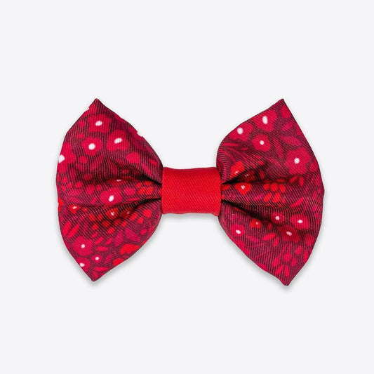 Wyld Cub - Dog Bow Tie: Notting Hill Mulberry | Luxury Home Accessories | Heulog Glow