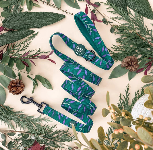 Wyld Cub - Dog Lead: Hampstead Evergreen | Luxury Home Accessories | Heulog Glow