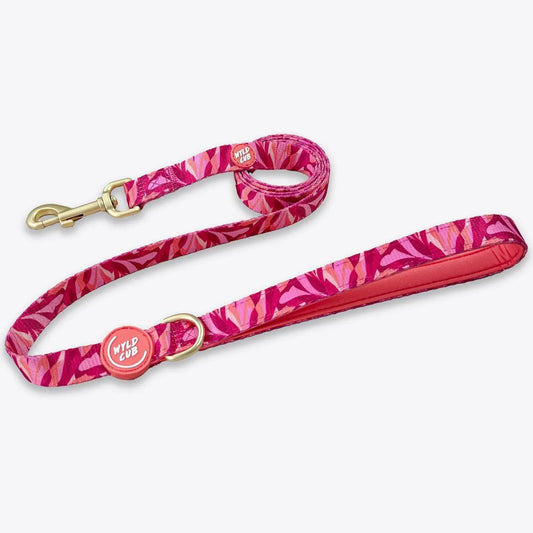 Wyld Cub - Dog Lead: Knightsbridge Coral | Luxury Home Accessories | Heulog Glow