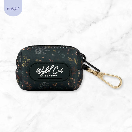 Wyld Cub - Dog Poop Bag Holder: Chiswick Ravenwood | Luxury Home Accessories | Heulog Glow