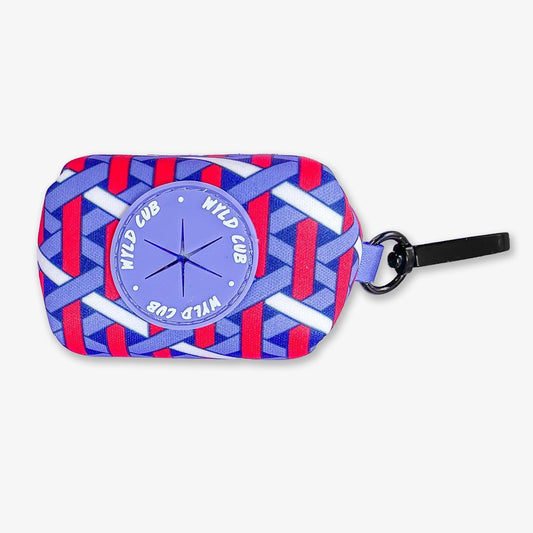 Wyld Cub - Dog Poop Bag Holder: Knightsbridge Violet | Luxury Home Accessories | Heulog Glow