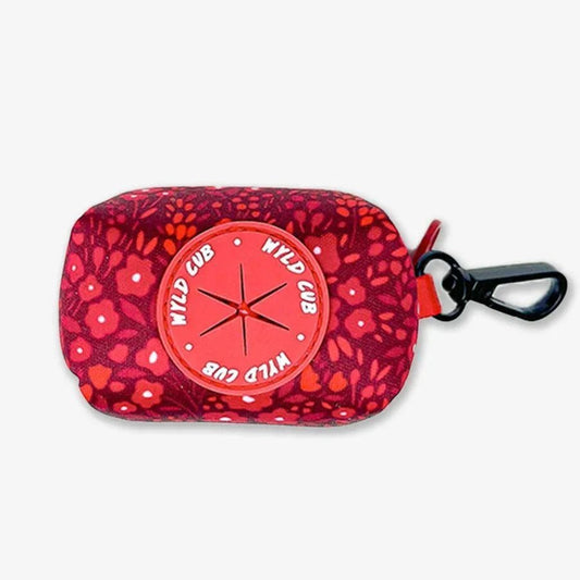 Wyld Cub - Dog Poop Bag Holder: Notting Hill Mulberry | Luxury Home Accessories | Heulog Glow